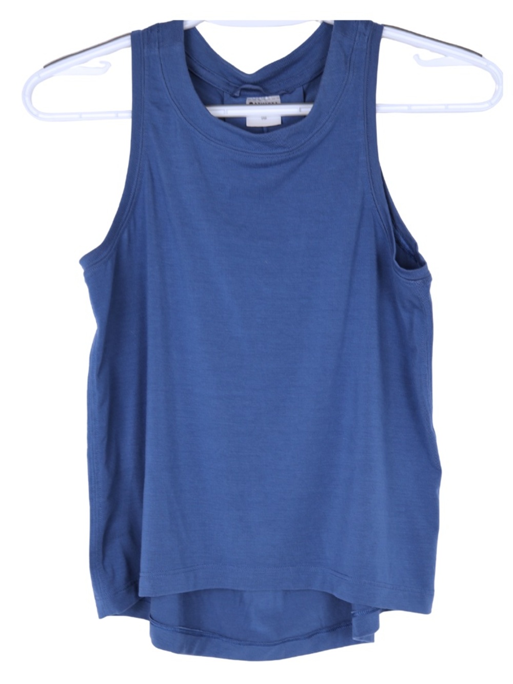 Athleta Blue Halter Tank Top XXS High Neck Racerback Athletic Workout